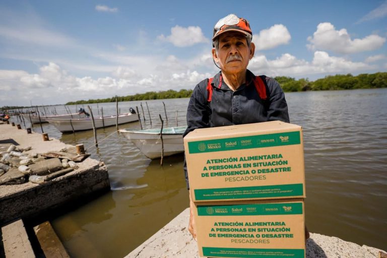 Entrega DIF Sinaloa mil 500 despensas a pueblos pesqueros en Navolato