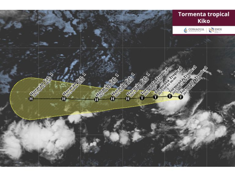 Se forma la tormenta tropical ‘Kiko’