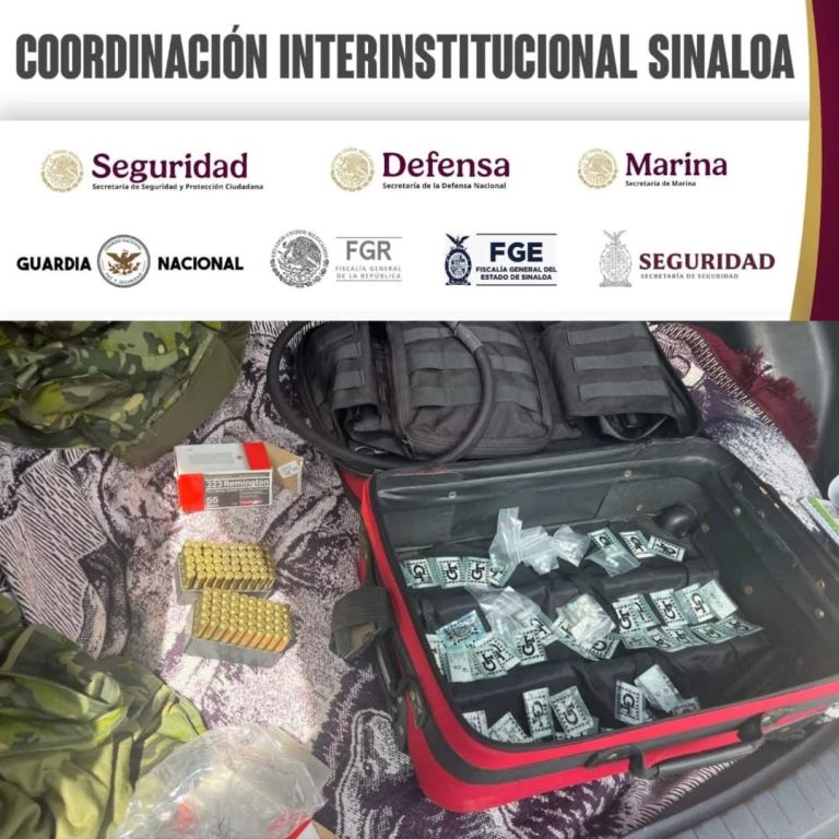 Cae civil armado; le aseguran un arma larga y dosis de droga