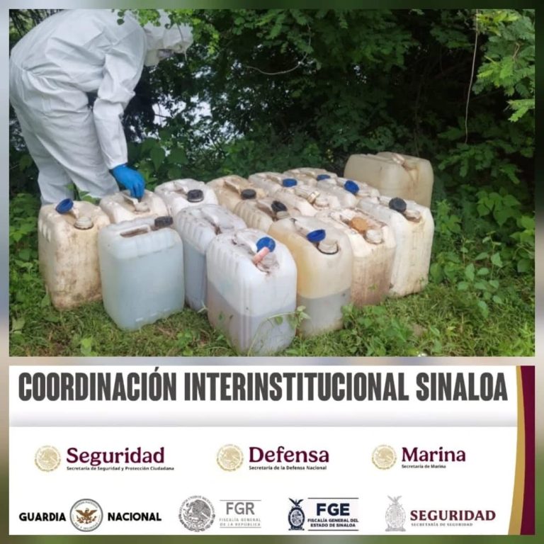 Aseguran laboratorios clandestinos en Culiacán y Cosalá