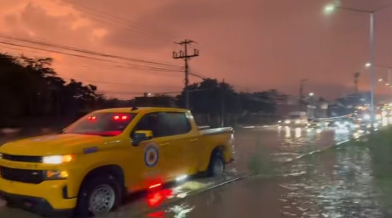 Registra lluvias el sur con desborde de ríos y canales