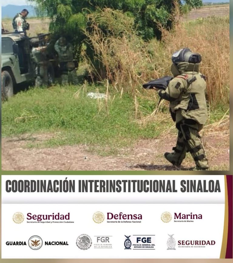 Aseguran vehículos blindados y artefactos explosivos