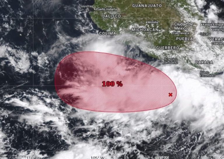Se formaría esta tarde el ciclón Narda en el Pacífico