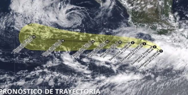 Se forma la tormenta Narda frente a Guerrero