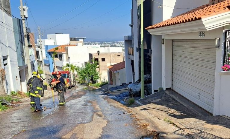 Vandalizan e incendian residencia en Colinas