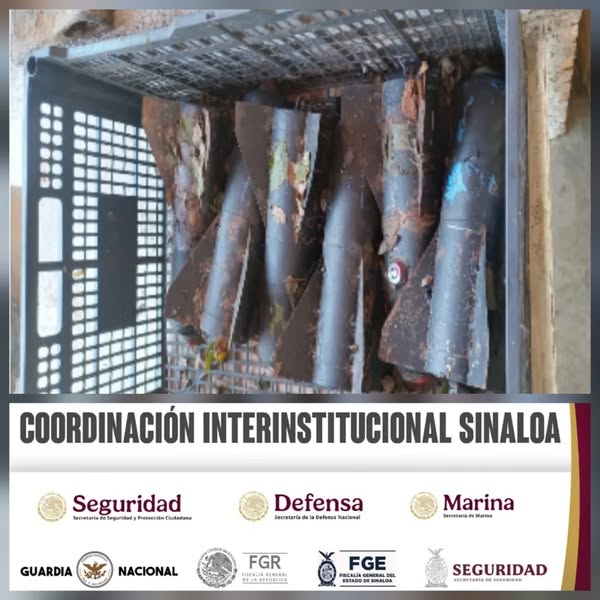 Aseguran 43 artefactos explosivos en Concordia y Mazatlán