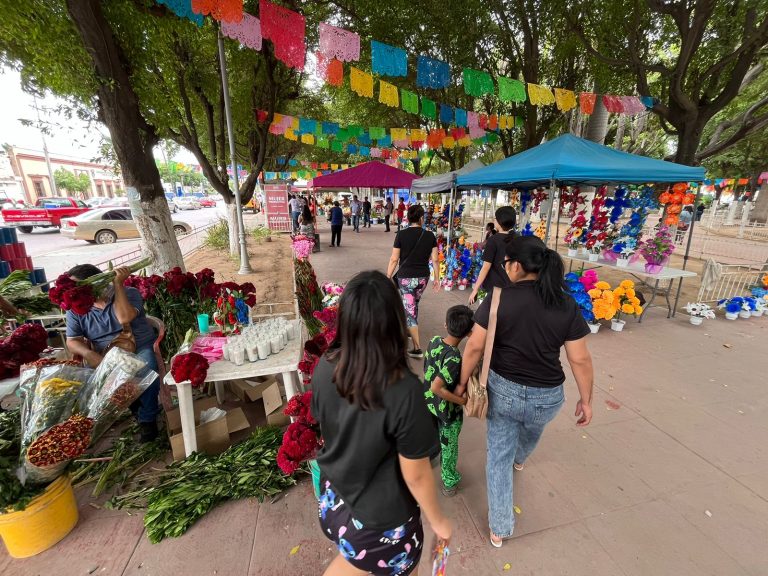 Despierta Navolato con ligera movilidad en víspera de Día de Muertos