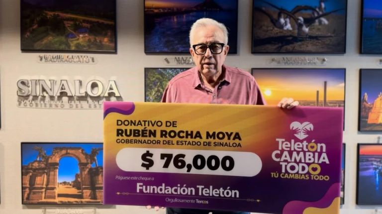 Dona Rocha $76 mil al Teletón