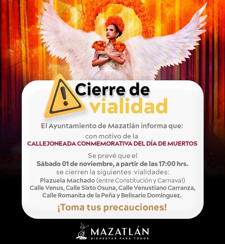 Anticipa Mazatlán cierre de vialidades por callejonada