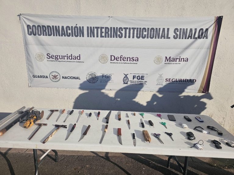 Decomisan 23 puntas, 3 celulares… en penal de Aguaruto