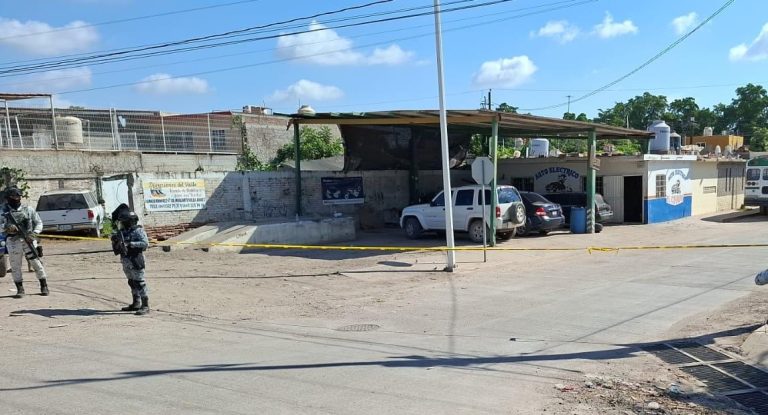 Deja 2 muertos ataque a taller eléctrico en Villa Juárez, Navolato