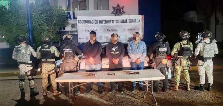 Caen 3 con armas y vehículo robado