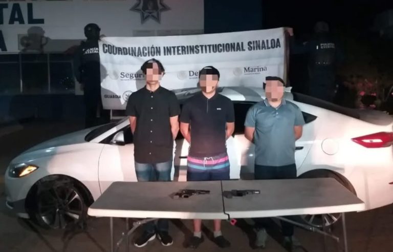 Caen 3 con armas en Villas del Río