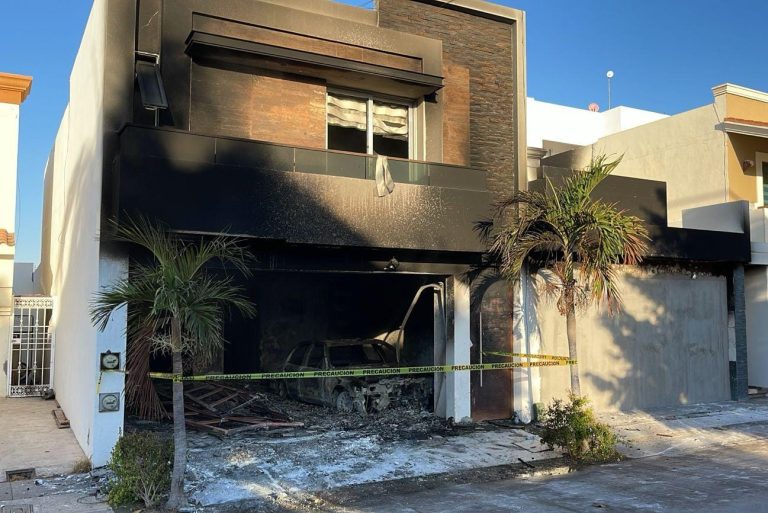 Incendian residencia, incluido auto dentro en Portalegre