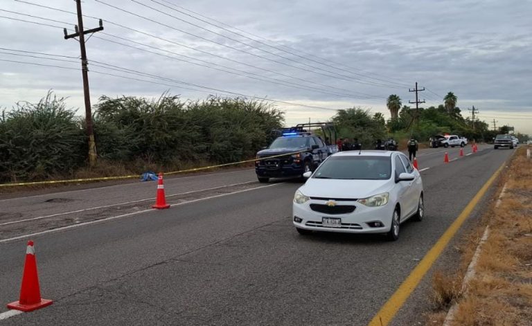 Lo asesinan a metros del entronque con la carretera la 20