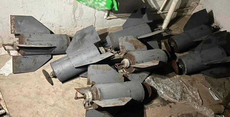 Incautan en Escuinapa 70 artefactos explosivos