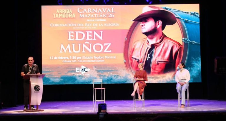 Edén Muñoz, Yuridia, Belinda y Lara Campos son el elenco del Carnaval Mazatlán