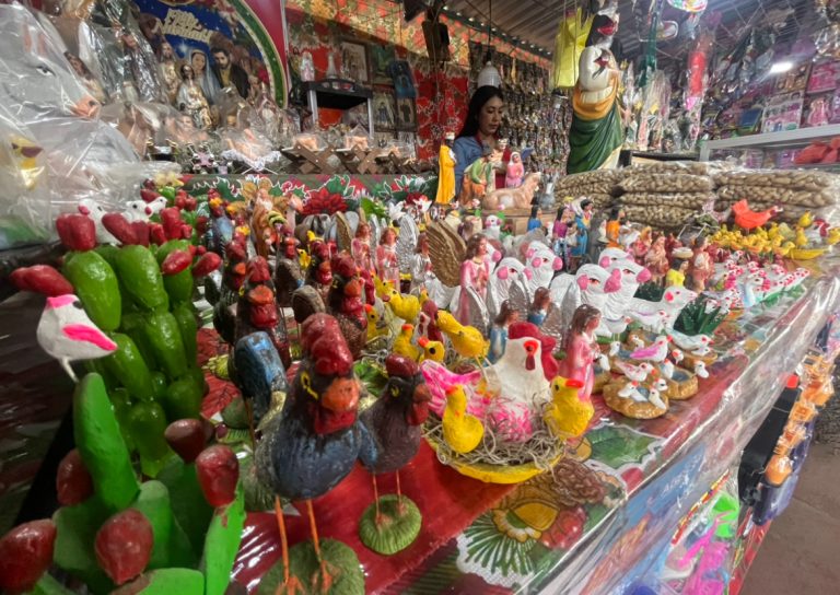 En vías de extinción productos populares mexicanos en la verbena Navolato