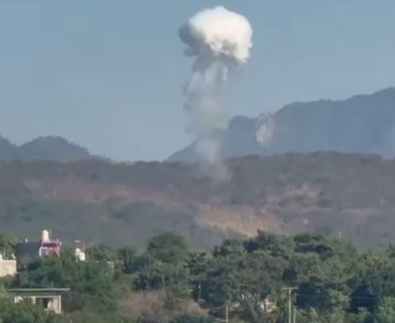 Reportan tiroteos y explosión en Escuinapa