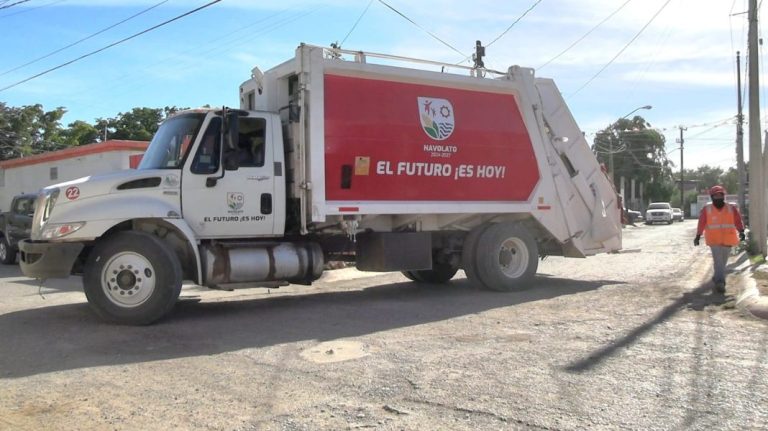 Recorta Navolato recolección de basura en vísperas de Navidad