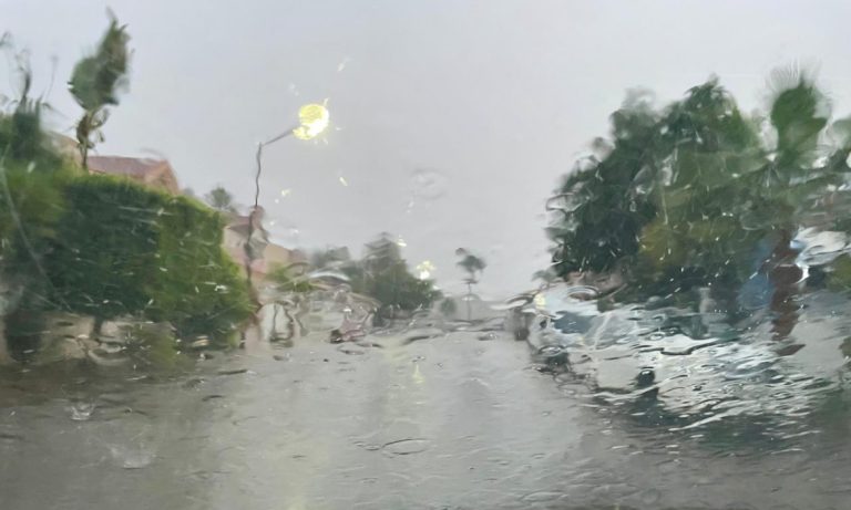 Registra Culiacán lluvias moderadas