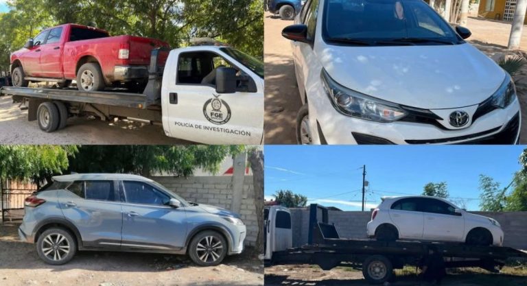 Aquí el listado de autos con reporte de robo hallados en Culiacán y Navolato