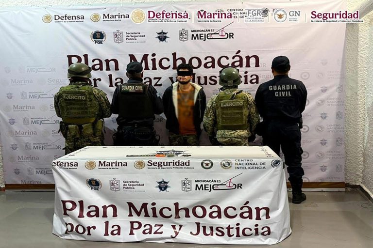 Caen 9 durante operativo en zona limonera y de aguacate en Michoacán