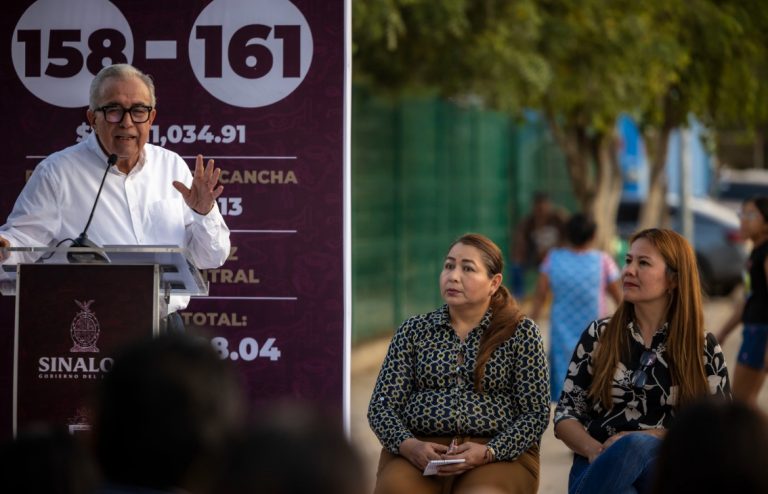 Inaugura Rocha en El Diez obras por $17.6 millones