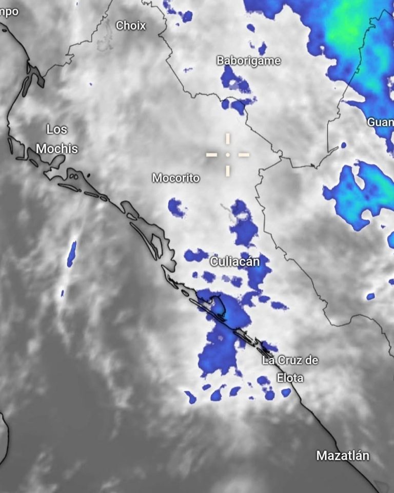 Por la tarde, incrementará la probabilidad de lluvias en Sinaloa