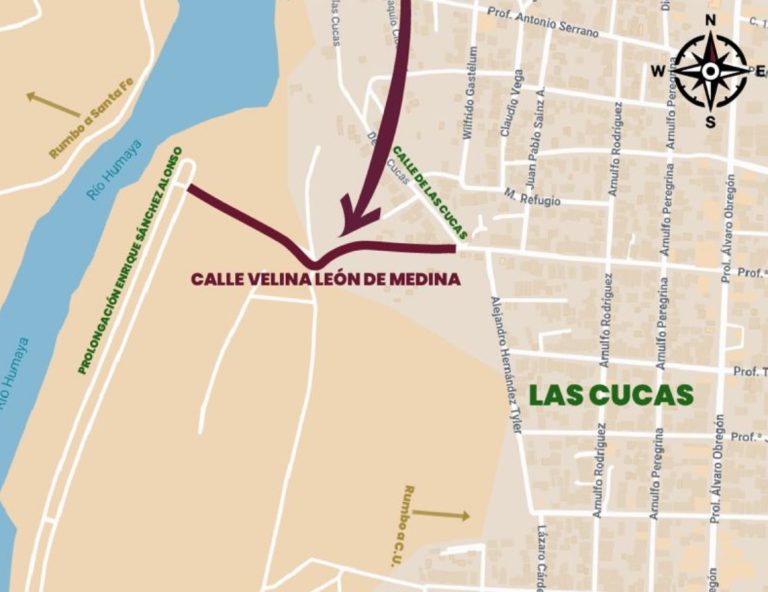 Cierra Culiacán por obra entre Enrique Sánchez Alonso hasta calle de Las Cucas