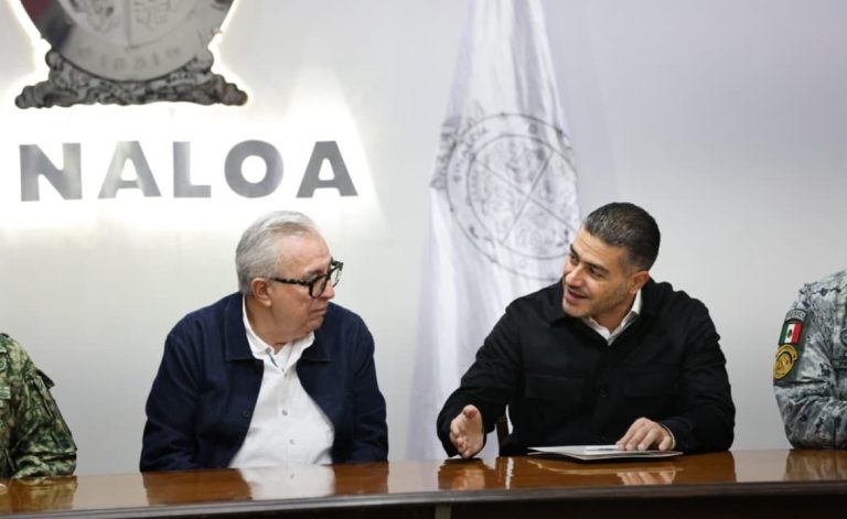 Lideran Rocha y García Harfuch mesa de seguridad en Sinaloa