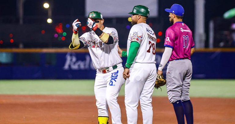 México Verde remonta y le quita el invicto a República Dominicana al vencerlo 10-7