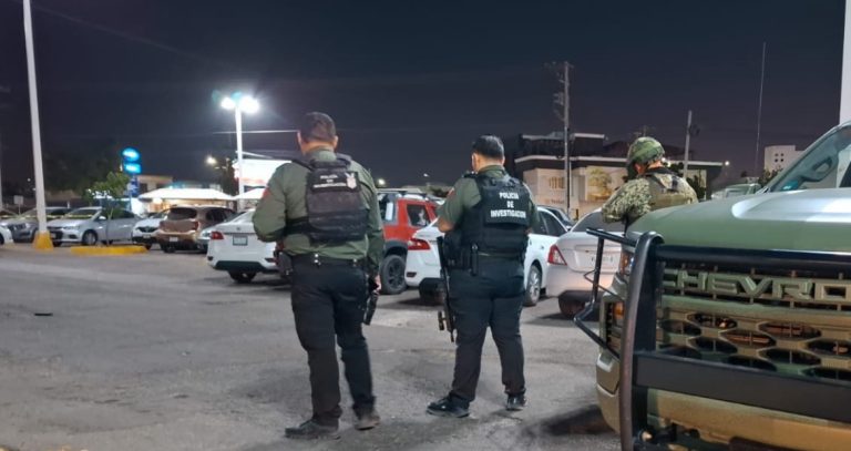 Reportan detonaciones de arma de fuego en plaza de Culiacán