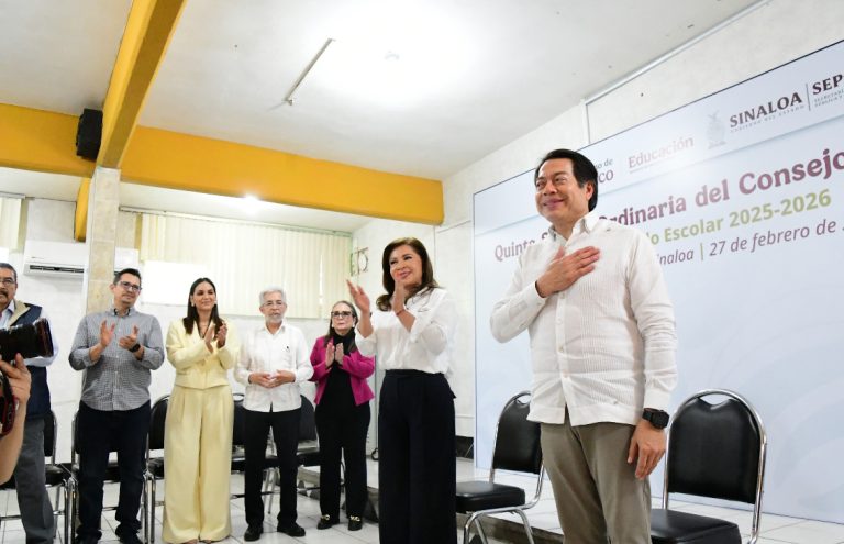 Encabezan Mario Delgado y Secretaria de Educación en Sinaloa Consejo Técnico en Mazatlán