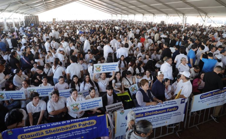 Este sábado los culichis se enfilaron con Sheinbaum