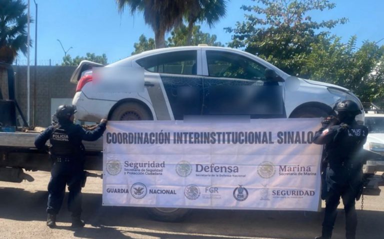 Recuperan vehículo con reporte de robo en Navolato