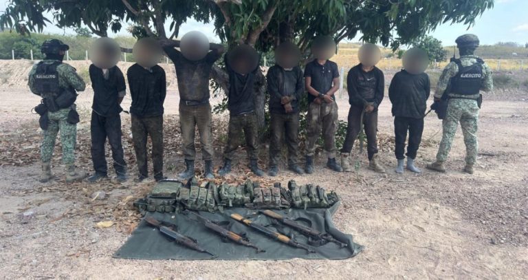 Detienen a 8 tras ataque a militares en Escuinapa