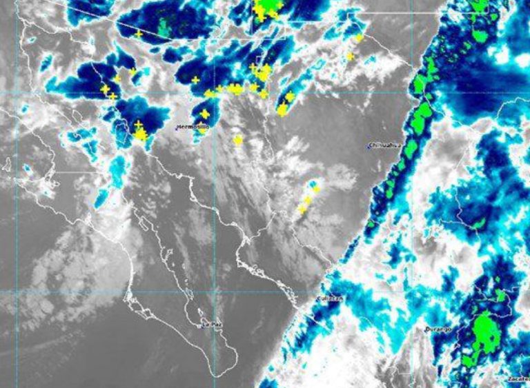 Se espera actividad eléctrica y lluvias durante las próximas horas en Sinaloa