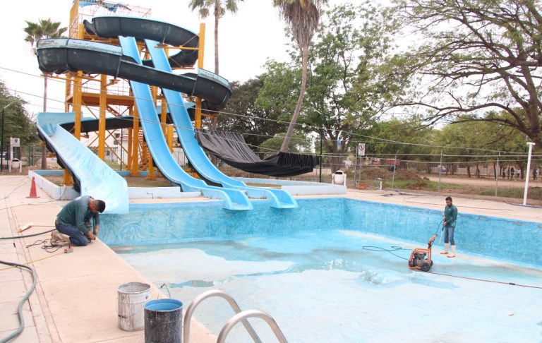 Preparan alberca en Culiacancito para Semana Santa