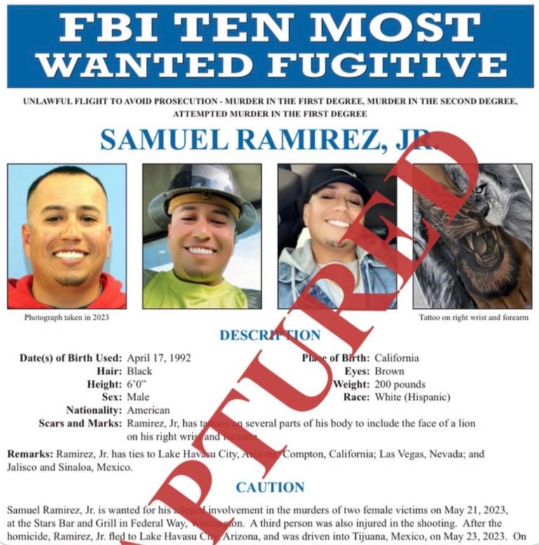 Capturan en Sinaloa a uno de los 10 más buscados por el FBI