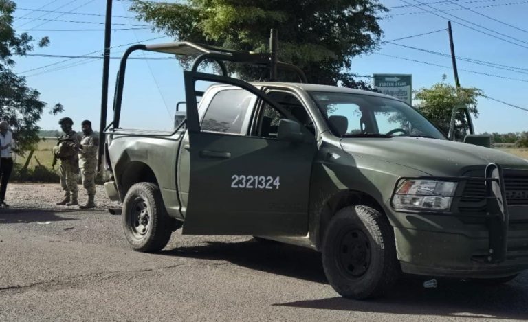 Resultan 5 militares heridos tras persecución en Villa Juárez, Navolato