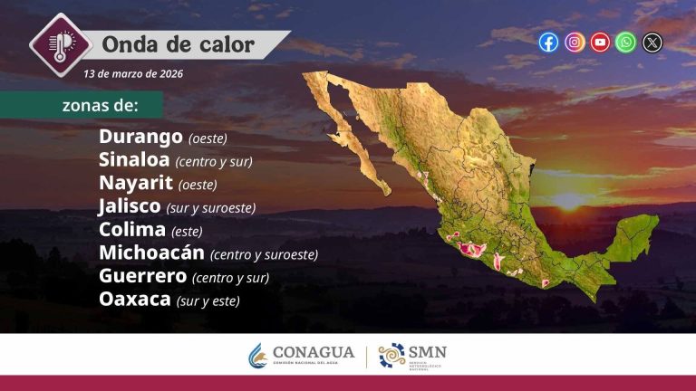 Estiman para este viernes hasta 40°C por ola de calor