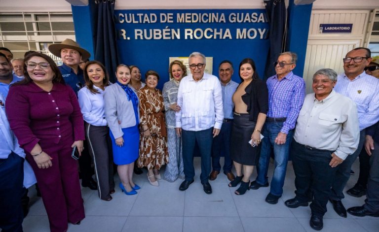 Lleva nombre de Rocha Moya Facultad de Medicina de la UAS en Guasave
