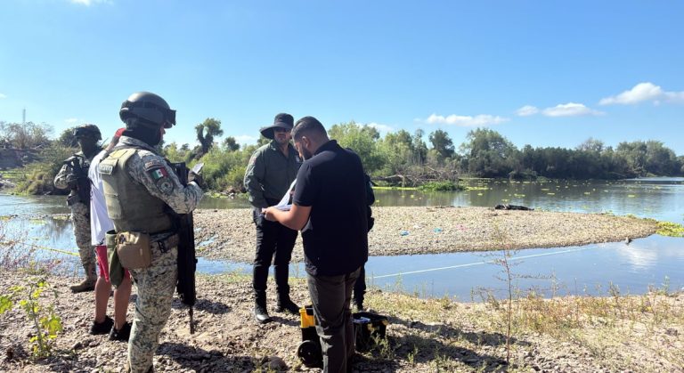 Rescatan cadáver del río Presidio en zona cribas