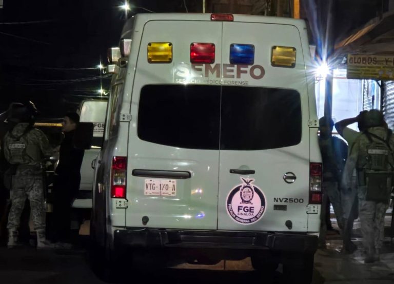 Cierra lunes con 7 homicidios dolosos en Sinaloa