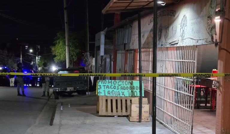 Matan a hombre en taquería; una mujer está herida