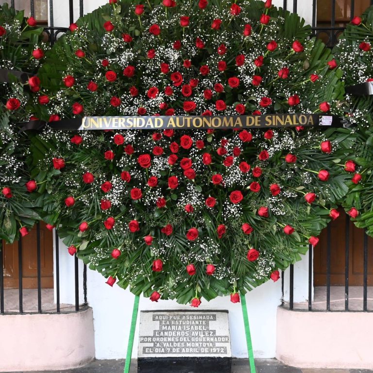 Reivindica UAS memoria de sus mártires, María Isabel Landeros y Juan de Dios Quiñónez