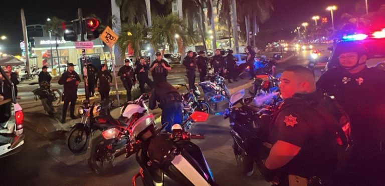 Arrestan a 39 en Malecón durante domingo de Semana de la Moto