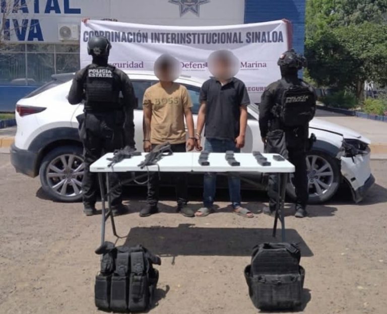 Son detenidos 7 civiles en Culiacán