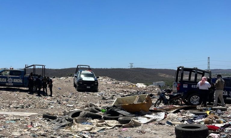 Hallan 2 cadáveres en el basurón municipal de Culiacán